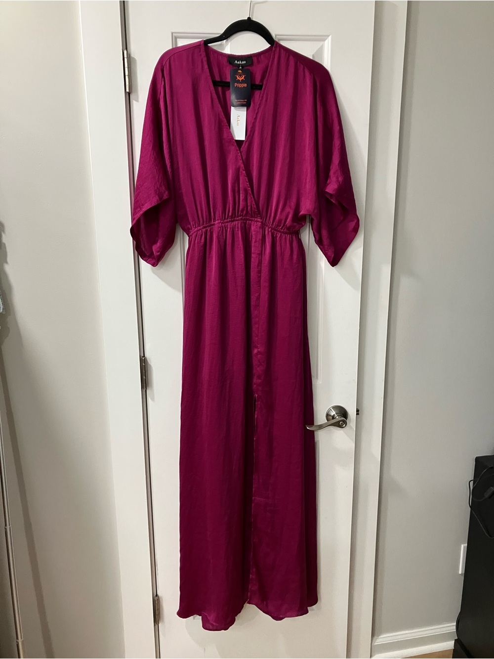 Aakaa Fuchsia Dress